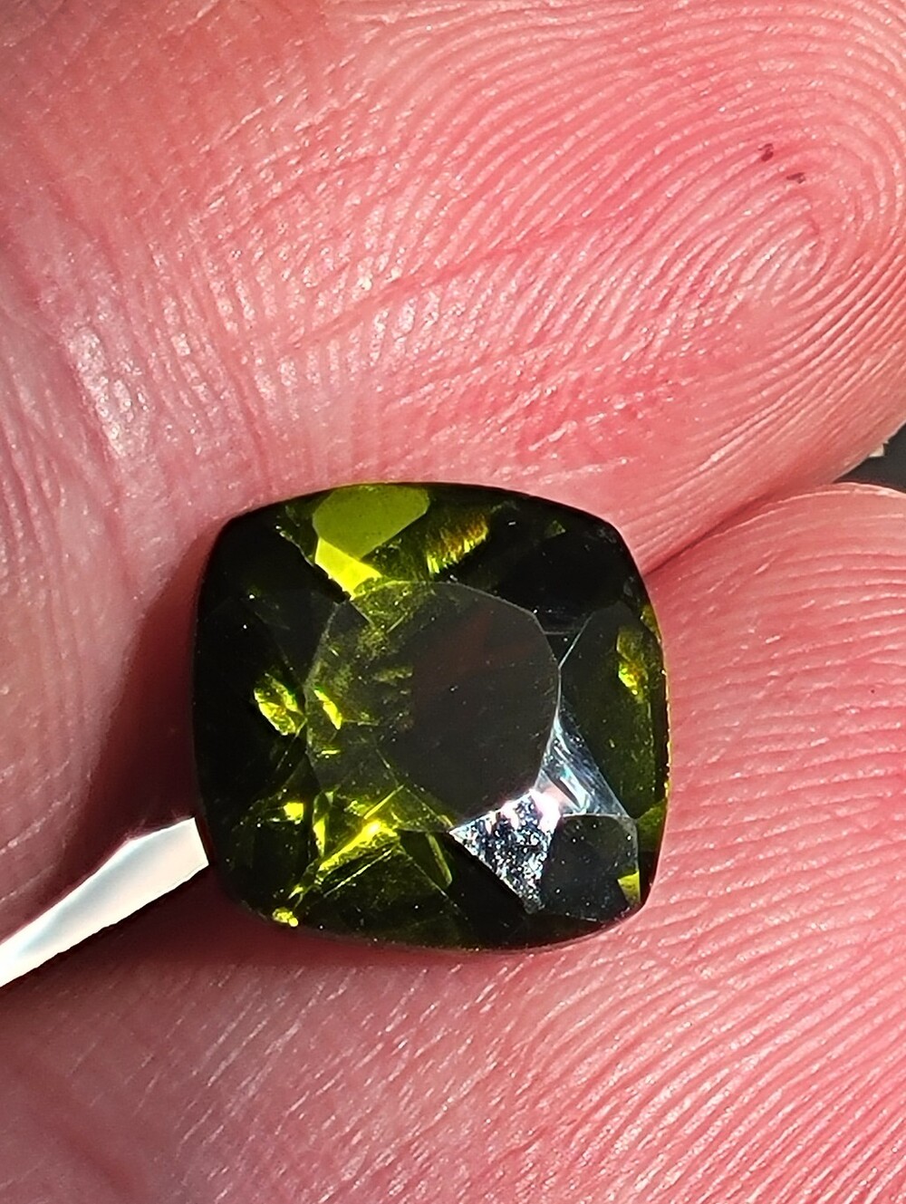 6.10ctw Natural Green Tourmaline Loose Gemstone 9x9x5mm